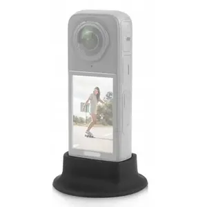 Puluz silicone stand for Insta360 X4 — compact protective tripod-style mount