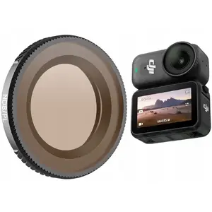 Sunnylife hybrid 2-in-1 PL polarizing + ND8 gray filter for DJI Osmo Nano with case