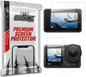 Matte Screen Protector GrizzGlass PaperScreen for DJI Osmo Action 4 – anti-glare protective film