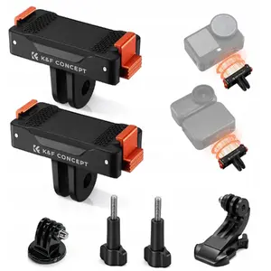 Mount K&F Magnetic Quick-Release Holder for DJI Osmo Action 6 / Nano and GoPro, 1/4" Thread