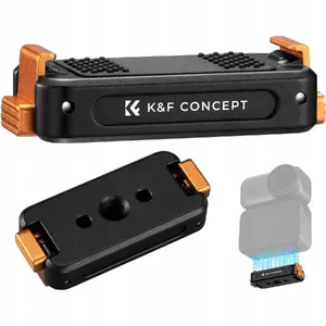 Magnētiska ātratslēgas stiprinājuma kronšteins ar 1/4" vītni priekš DJI Osmo Action 6 / Nano, K&F