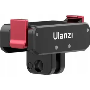 Ulanzi magnetic mount adapter with 1/4" thread for action cameras — compatible with GoPro and DJI Action 3