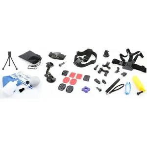 Accessory Kit for GoPro Hero 5/4/3+/3 and SJCAM SJ7000/SJ6000/SJ5000/SJ4000 by Xrec