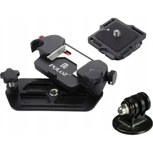 Puluz camera strap clip mount for DSLR and action cameras compatible with Sony, GoPro, SJCAM, Xiaomi