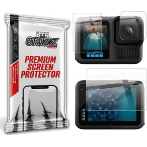 Protective hybrid glass screen protector GrizzGlass for GoPro Hero 13 – HybridGlass (model GRZ13460)