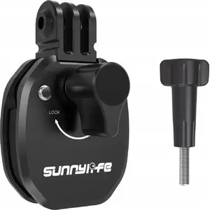 Sunnylife suction cup mount for motorcycle windshield — compatible with GoPro, SJCAM, Xiaomi, DJI, Insta360 (model SB9124)