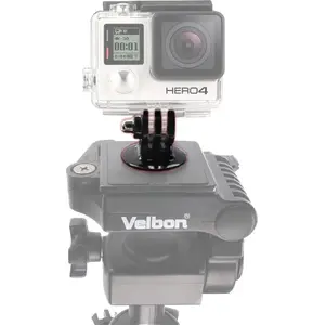 Hurtel action camera mount with GoPro-style adapter and tripod handle, universal fit
