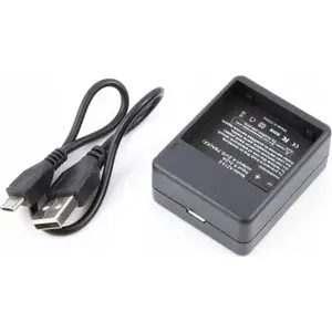 Charger Xrec double battery charger for camera batteries compatible with Xiaomi Yi