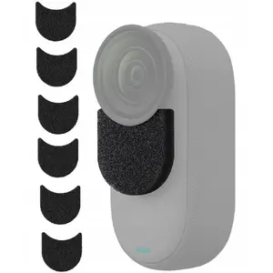 Wind foam microphone cover set for Insta360 Go 3 / Go 3s by Puluz — 6 pieces (foam windscreen)