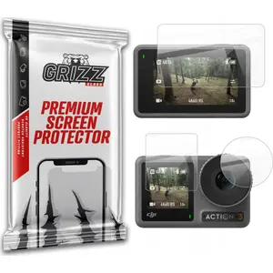 Tempered hybrid protective glass GrizzGlass HybridGlass for DJI Osmo Action 3