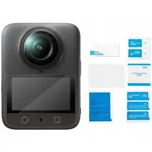 JJC tempered glass LCD screen protector kit for DJI Osmo 360 / GSP-DJ360 – protective glass for camera display