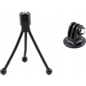 Flexible Mini Tripod Xrec for GoPro Hero and SJCam action cameras — compact mount for Hero 4/3+/3/2/1