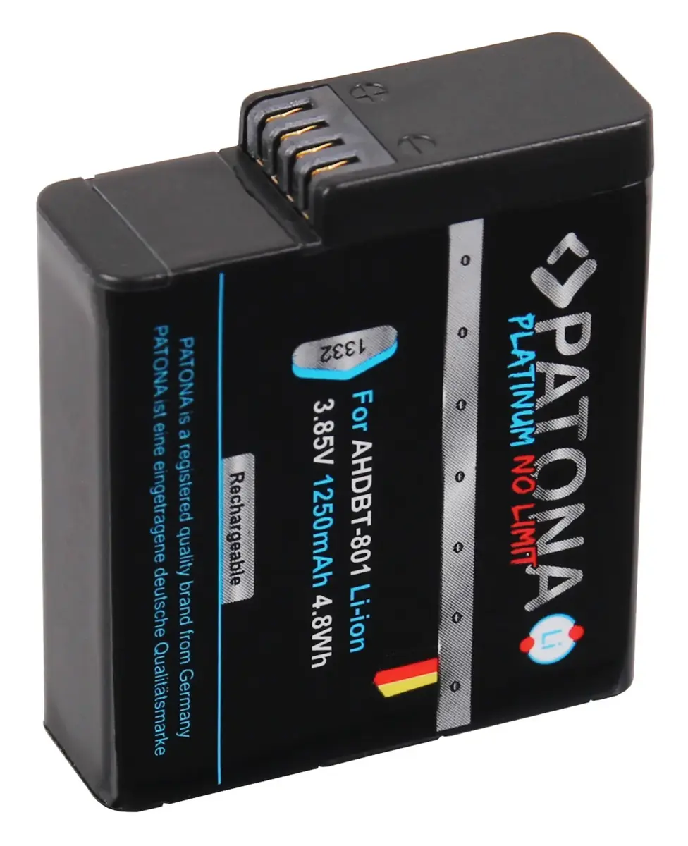 Camera battery PATONA 1332 for GoPro Photo 4