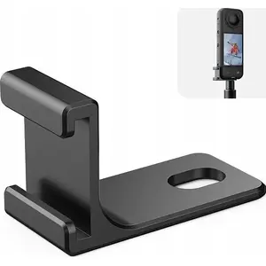 Puluz adapter mount with 1/4" screw and cold shoe for Insta360 X4 X3 One X2 (model SB8791)