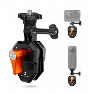 Mount Clamp for Windshield/Visor for Motorcycle and Scooter — K&F SB10568, 1/4" Camera Screw Mount
