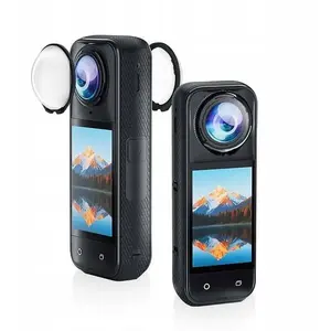 Lens Protection Set Puluz for Insta360 X5 — 2x Twist-lock Lens Covers