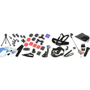 Xrec accessories set for GoPro Hero 4/3+/3/2/1 – mounts and attachments (SB3023)