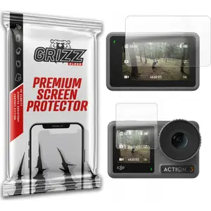 Matte Screen Protector GrizzGlass PaperScreen for DJI Osmo Action 3 — anti-glare protective film