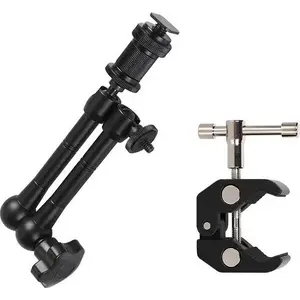 Hurtel clamp mount for camera, action camera, microphone — model 1022440