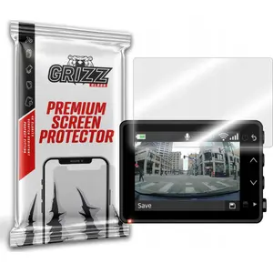 GrizzGlass HybridGlass screen protector for Garmin Dash Cam 57 — hybrid tempered glass film