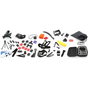 Xrec accessory set for GoPro Hero (models 1–4, 3+/3/2/1) and SJCAM SJ4000/SJ5000 — comprehensive mounting kit