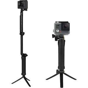 Hurtel 3-in-1 selfie stick, tripod and monopod for action cameras GoPro-compatible