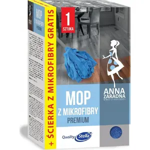 Microfiber Mop Anna Zaradna model ST-AZ-036660 with extra microfiber cloth