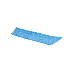 No name Moppe Fugtmoppe 45 cm microfiber light blue, pack of 5 – replacement mop heads