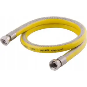 Gas hose PROFITOR Typ 111 G 1/2” female-female with two swivel nuts, length 500 mm