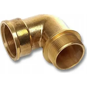 SANHA plumbing elbow 90° female×male threaded 1" – MS Kolano 26131R