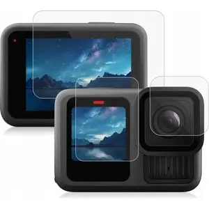 Protective Tempered Glass Lens Cover 2x Screen for GoPro HERO 13 Black – Puluz SB9456