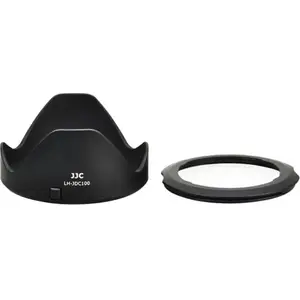 Lens Hood and Adapter JJC LH-DC100 with FA-DC67B 67mm Adapter for Canon PowerShot G3 X / SX60 HS / SX50 HS / SX40 HS / SX30 IS