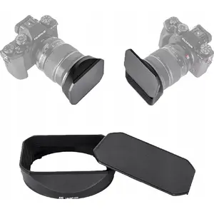 Lens Hood and Rear Cap JJC for Fujifilm XF 16-55mm F/2.8 R LM WR (model SB8584)