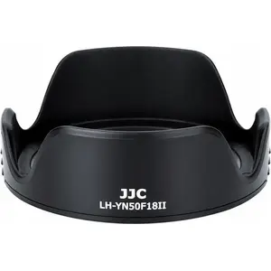 Lens Hood JJC Tulip Petal for Yongnuo YN 50mm f/1.8 II — Model SB8990, Black