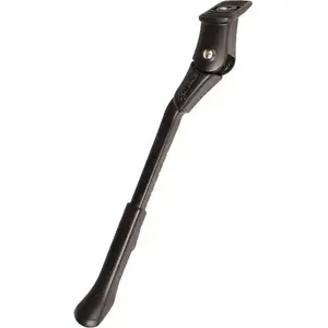 Центральная подножка Atran Velo ATR-1240-7120-PK для колёс 24"–28", регулируемая, алюминиевая, оцинкованный болт, 10 шт., чёрная