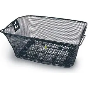 Rear Rack Basket Clamp for COMO Carrier by Basil, steel clamp for rear rack max 16 mm, black