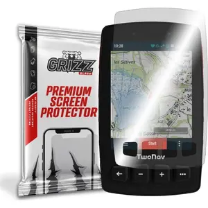 Tempered hybrid screen protector GrizzGlass for TwoNav GPS Trail 2