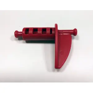 Footrest lock (left) Okbaby OKB-8283 — left-side red footrest locking device