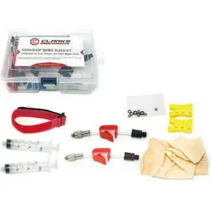 Bleed kit for hydraulic disc brakes Clarks CLA-TEK-BLEED for TEKTRO — universal bleed tool set