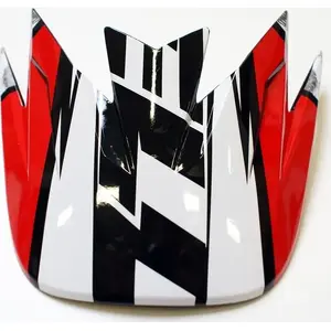 BELL bicycle helmet Daszek Sanction 2017 — white/black/red — unisex