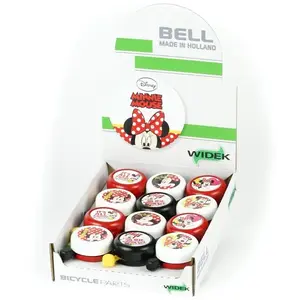 Велосипедный звонок Widek Minnie Mouse WDK-3884 — купольный звонок, набор 12 шт.