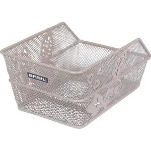 Задняя корзина Basil Cento Flower S, сталь, цвет Nude Metallic (2025)