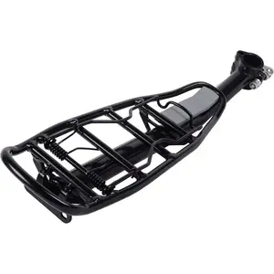 Алюминиевый багажник Atran Velo Active Seat Post для велосипедной подседельной штыри 25–31.8 мм, черный