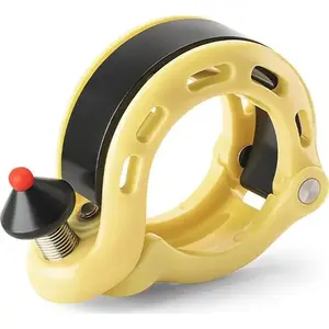 Velosipēda zvaniņš Rockbros Q formas, 100 dB — dzeltens