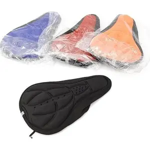 Bicycle Saddle Cover Adar MIX – universal protective seat cover, water-resistant, elastic fit