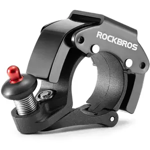 Велосипедный звонок Rockbros в форме буквы C — чёрный
