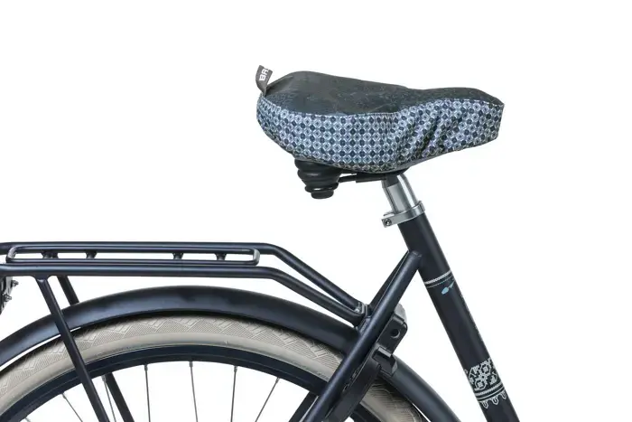 Basil Bohème saddle cover – polyester, blue Photo 2