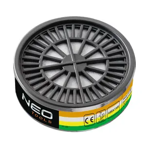Respirator Filter Cartridge NEO tools ABEK1 97-362 for organic gases, inorganic gases, acid gases and ammonia