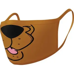 Protective Face Mask 2-pack, 3-layer Filtration, Scooby Doo design, No name