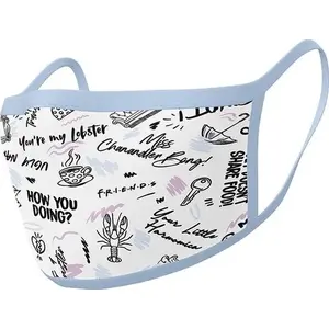 Protective Face Mask, No name brand, 2 pieces — basic disposable mouth/nose cover